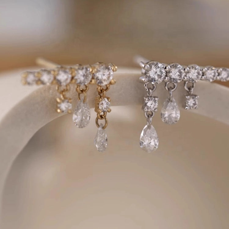 Alina Row Earrings