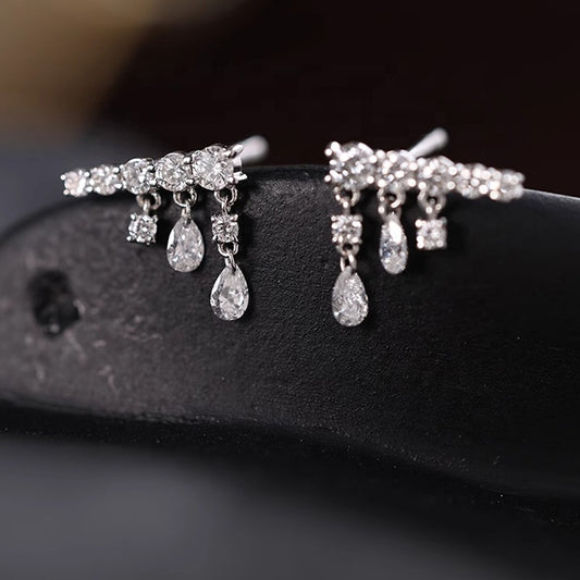 Alina Row Earrings