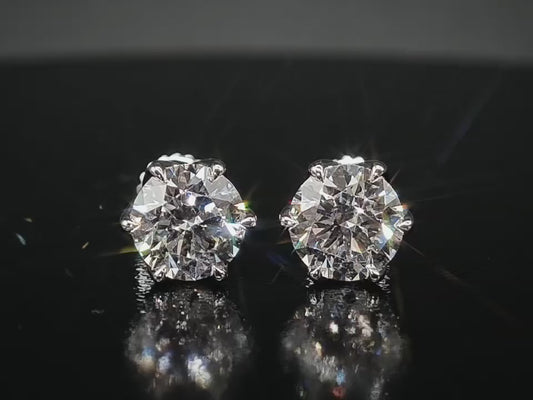 Lena Diamond Studs